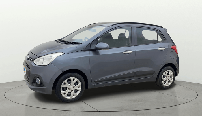 2014 Hyundai Grand i10 SPORTZ 1.2 KAPPA VTVT, Petrol, Manual, 79,194 km, Left Front Diagonal