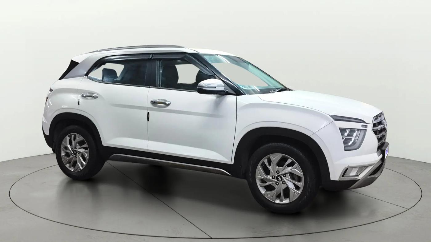 2022 Hyundai Creta SX 1.5 PETROL, Petrol, Manual, 11,918 km, Right Front Diagonal