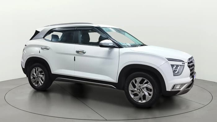2022 Hyundai Creta SX 1.5 PETROL, Petrol, Manual, 11,918 km, Right Front Diagonal