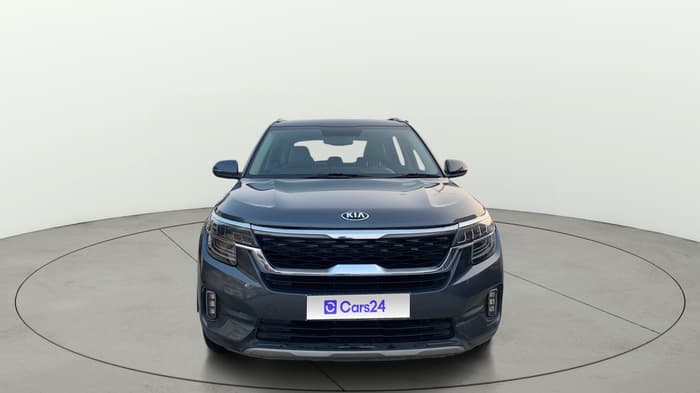 2020 KIA SELTOS HTX IVT 1.5 PETROL, Petrol, Automatic, 1,14,225 km, Front