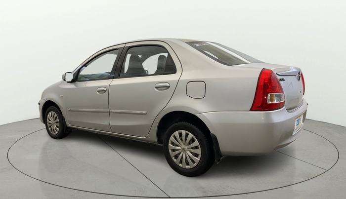 2012 Toyota Etios G, Petrol, Manual, 91,979 km, Left Back Diagonal