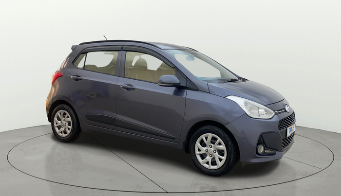 2018 Hyundai Grand i10 SPORTZ 1.2 KAPPA VTVT, Petrol, Manual, 52,963 km, Right Front Diagonal