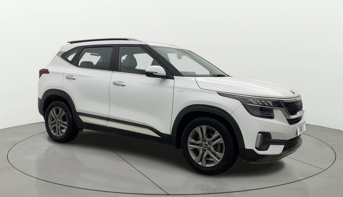 2019 KIA SELTOS HTX IVT 1.5 PETROL, Petrol, Automatic, 76,136 km, Right Front Diagonal