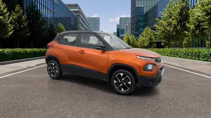 2021 Tata PUNCH CREATIVE  MT, Petrol, Manual, 81,367 km, Right Front Diagonal
