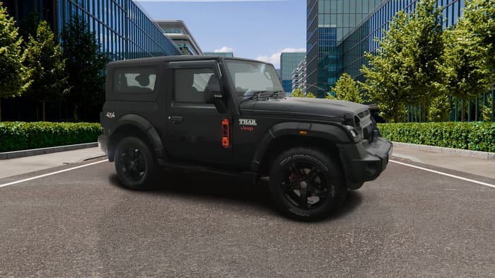 2022 Mahindra Thar LX HT PETROL 4WD MT, Petrol, Manual, 54,470 km, Right Front Diagonal
