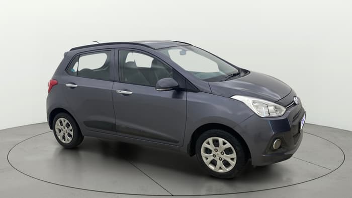 2014 Hyundai Grand i10 SPORTZ 1.2 KAPPA VTVT, Petrol, Manual, 72,103 km, Right Front Diagonal
