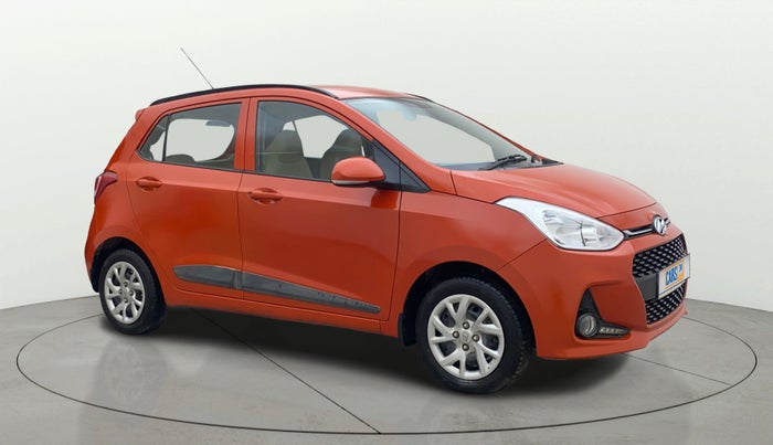 2017 Hyundai Grand i10 SPORTZ (O) 1.2 KAPPA VTVT, Petrol, Manual, 28,929 km, Right Front Diagonal