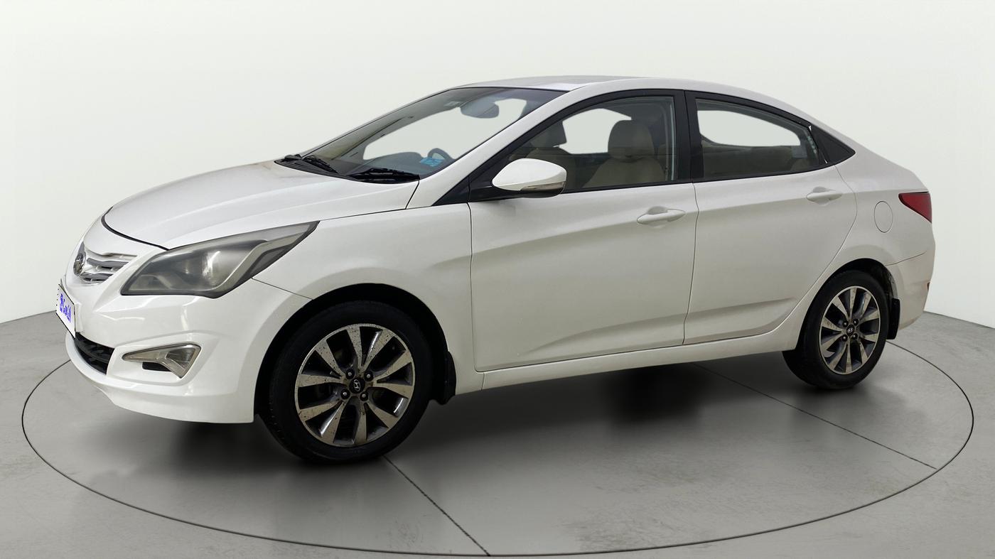 2016 Hyundai Verna 1.6 VTVT SX AT, CNG, Automatic, 77,571 km, Left Front Diagonal