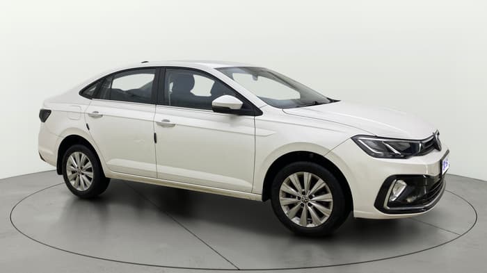 2023 Volkswagen VIRTUS HIGHLINE TSI 1.0 AT, Petrol, Automatic, 69,319 km, Right Front Diagonal