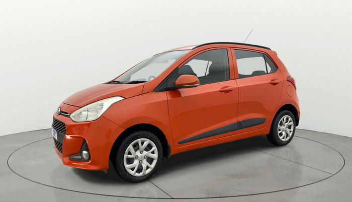 2018 Hyundai Grand i10 SPORTZ (O) 1.2 KAPPA VTVT, Petrol, Manual, 37,985 km, Left Front Diagonal