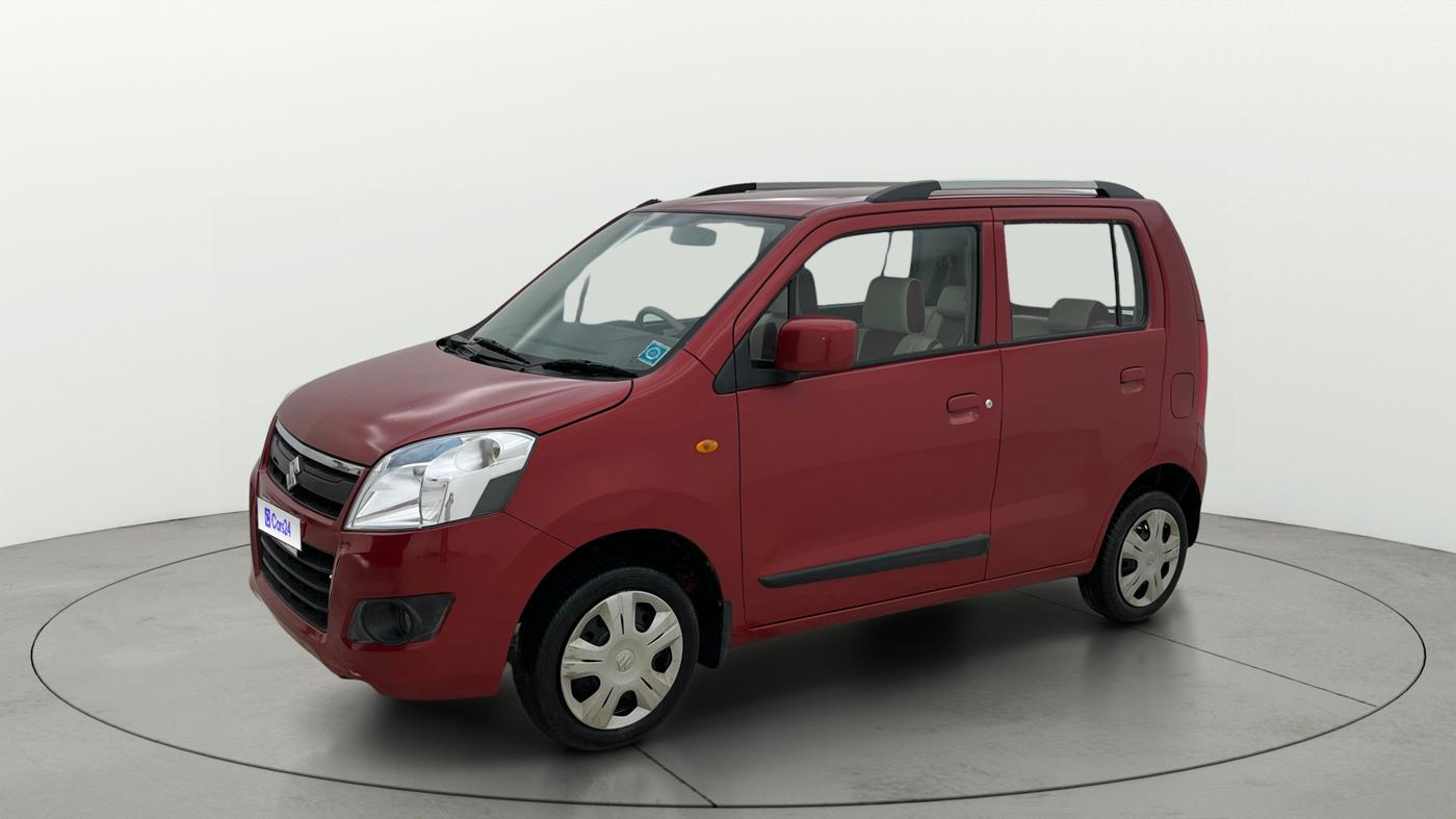2015 Maruti Wagon R 1.0 VXI AMT, Petrol, Automatic, 40,336 km, Left Front Diagonal