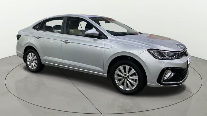 2024 Volkswagen VIRTUS Highline Plus 1.0 TSI AT, Petrol, Automatic, 21,452 km, Right Front Diagonal