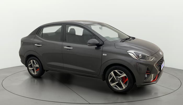 2020 Hyundai AURA SX PLUS 1.2 AMT, Petrol, Automatic, 64,017 km, Right Front Diagonal