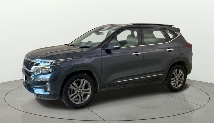2019 KIA SELTOS HTX PLUS AT1.5 DIESEL, Diesel, Automatic, 1,30,096 km, Left Front Diagonal