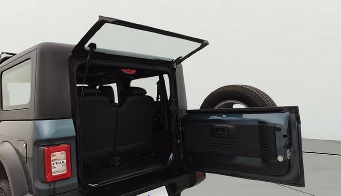 2023 Mahindra Thar LX PETROL HT 4WD AT, Petrol, Automatic, 17,621 km, Boot Door Open