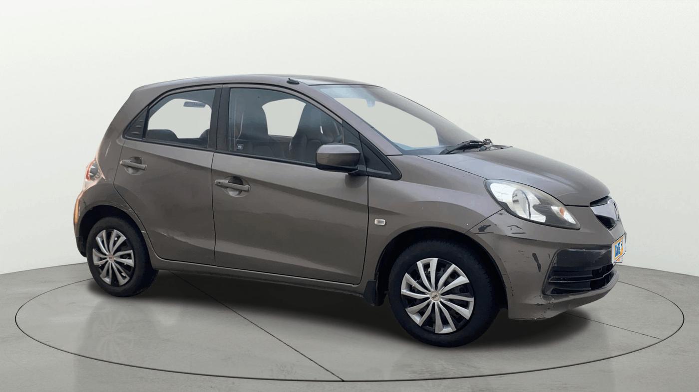 2013 Honda Brio S MT, Petrol, Manual, 1,11,190 km, Right Front Diagonal