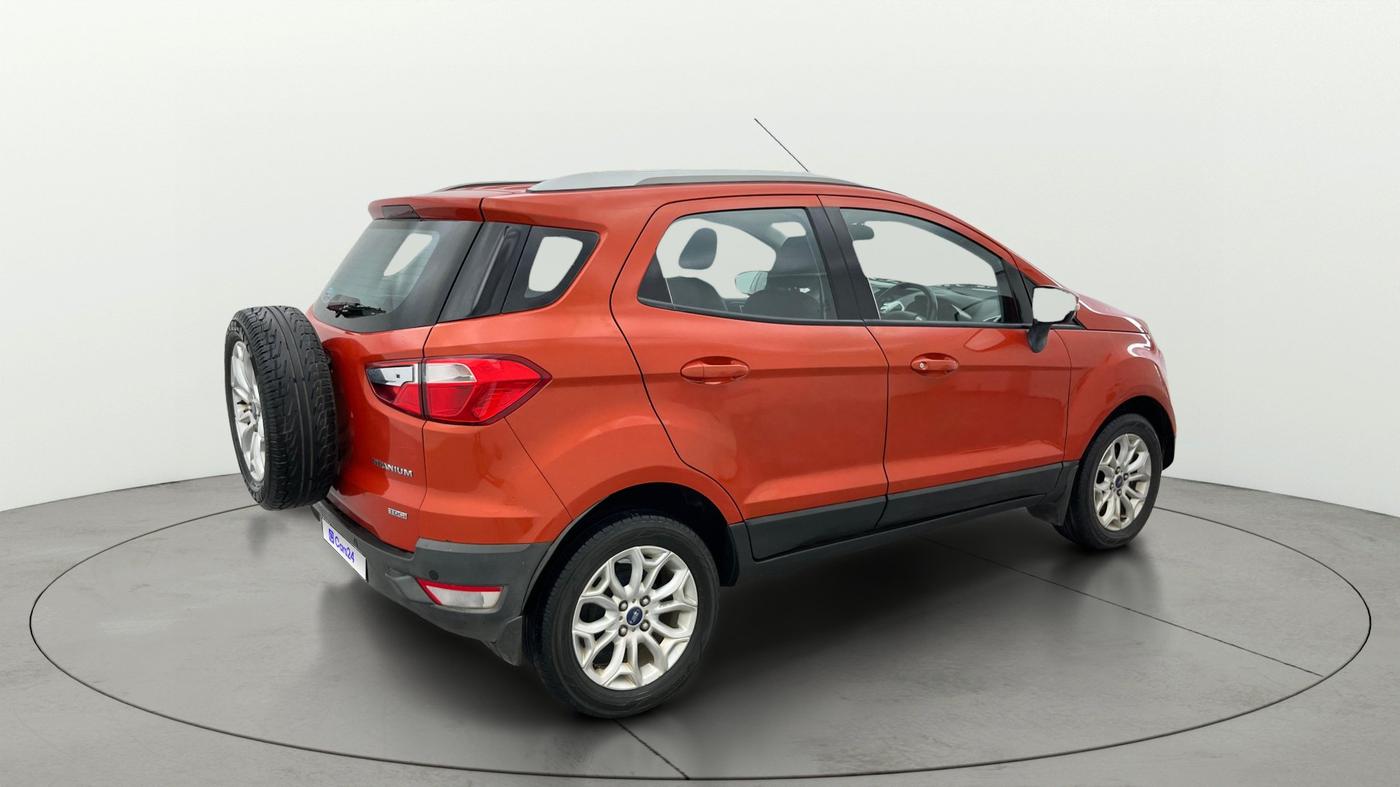 2014 Ford Ecosport TITANIUM 1.5L DIESEL (OPT), Diesel, Manual, 1,13,828 km, Right Back Diagonal