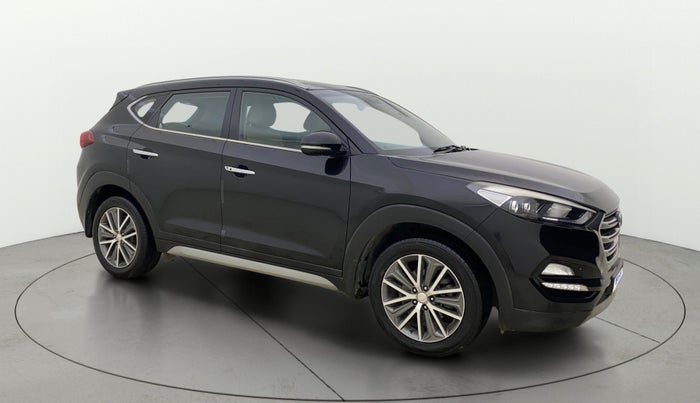 2017 Hyundai Tucson GLS 2WD AT DIESEL, Diesel, Automatic, 1,32,365 km, Right Front Diagonal