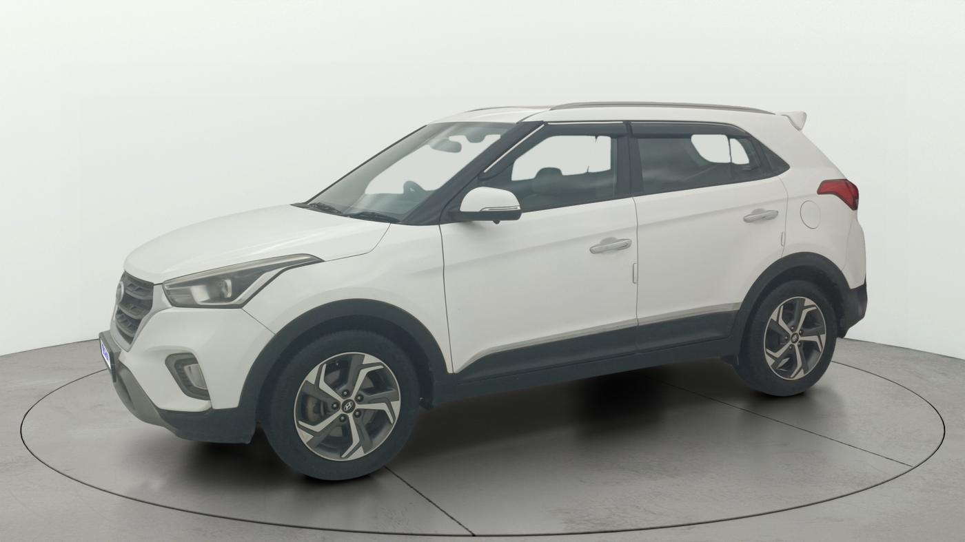 2018 Hyundai Creta SX AT 1.6 DIESEL, Diesel, Automatic, 1,27,141 km, Left Front Diagonal