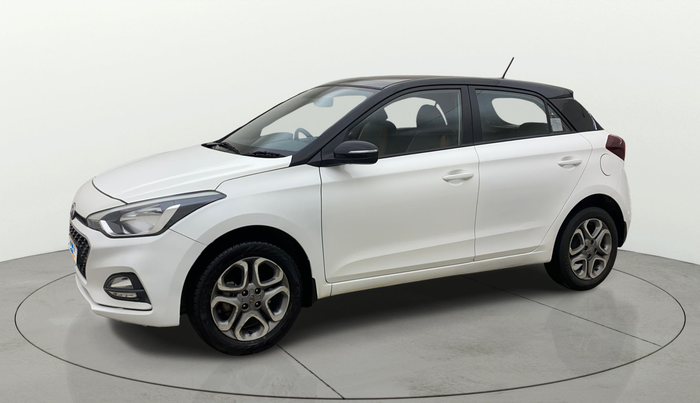 2019 Hyundai Elite i20 SPORTZ PLUS 1.2 DUAL TONE, Petrol, Manual, 1,07,519 km, Left Front Diagonal