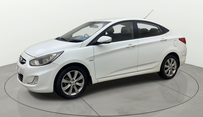 2013 Hyundai Verna FLUIDIC 1.6 CRDI SX, Diesel, Manual, 58,346 km, Left Front Diagonal