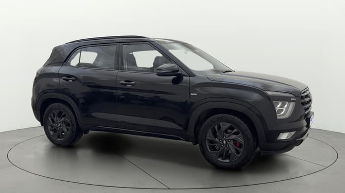 2022 Hyundai Creta SX (O) 1.5 Diesel AT Knight Edition, Diesel, Automatic, 89,153 km, Right Front Diagonal