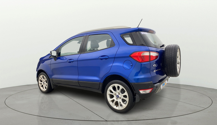 2018 Ford Ecosport TITANIUM + 1.5L PETROL AT, Petrol, Automatic, 1,01,616 km, Left Back Diagonal