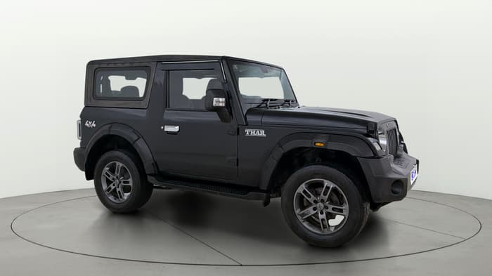 2021 Mahindra Thar LX HT PETROL 4WD MT, Petrol, Manual, 75,156 km, Right Front Diagonal