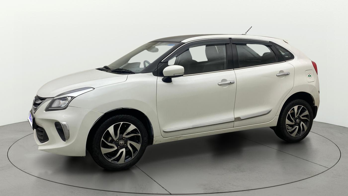2021 Toyota Glanza G CVT, Petrol, Automatic, 70,609 km, Left Front Diagonal
