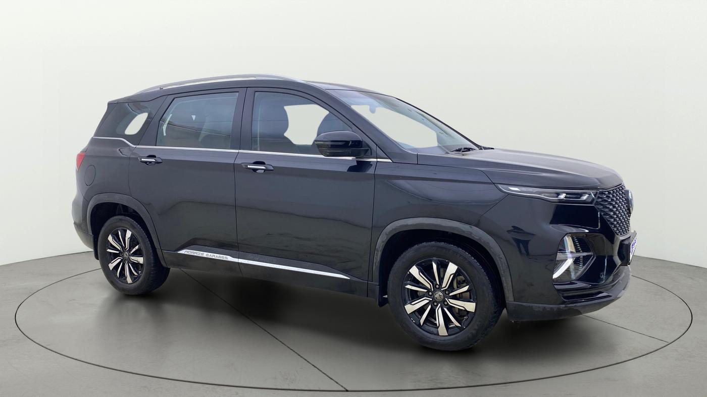 2020 MG HECTOR PLUS SHARP 1.5 PETROL TURBO DCT 6-STR, Petrol, Automatic, 1,12,132 km, Right Front Diagonal