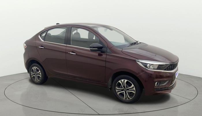 2022 Tata TIGOR XZ PLUS CNG, CNG, Manual, 93,895 km, Right Front Diagonal