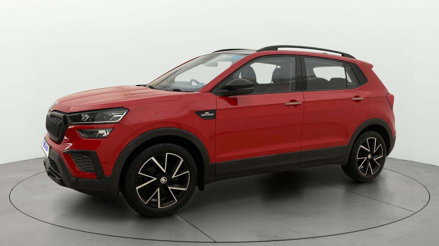 2022 Skoda KUSHAQ MONTE CARLO 1.0L TSI AT, Petrol, Automatic, 40,157 km, Left Front Diagonal