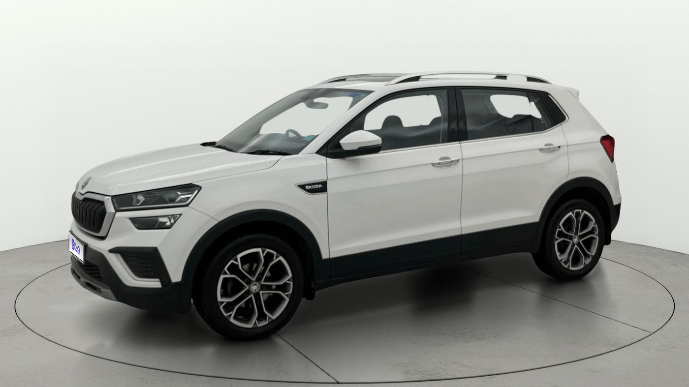 2022 Skoda KUSHAQ STYLE 1.0L TSI AT (6 AIRBAGS), Petrol, Automatic, 12,081 km, Left Front Diagonal
