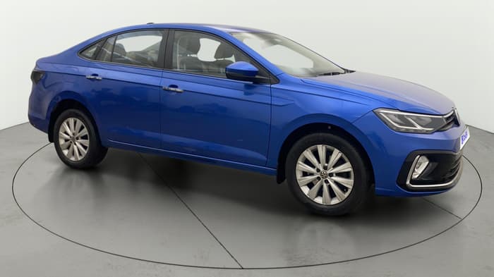 2022 Volkswagen VIRTUS HIGHLINE TSI 1.0 AT, Petrol, Automatic, 33,455 km, Right Front Diagonal