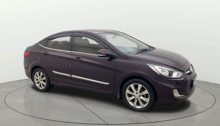 2012 Hyundai Verna FLUIDIC 1.6 VTVT SX, Petrol, Manual, 1,00,626 km, Right Front Diagonal