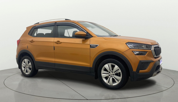 2021 Skoda KUSHAQ AMBITION 1.0L TSI AT, Petrol, Automatic, 76,745 km, Right Front Diagonal