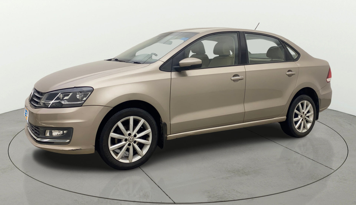 2018 Volkswagen Vento HIGHLINE PETROL AT, Petrol, Automatic, 73,295 km, Left Front Diagonal