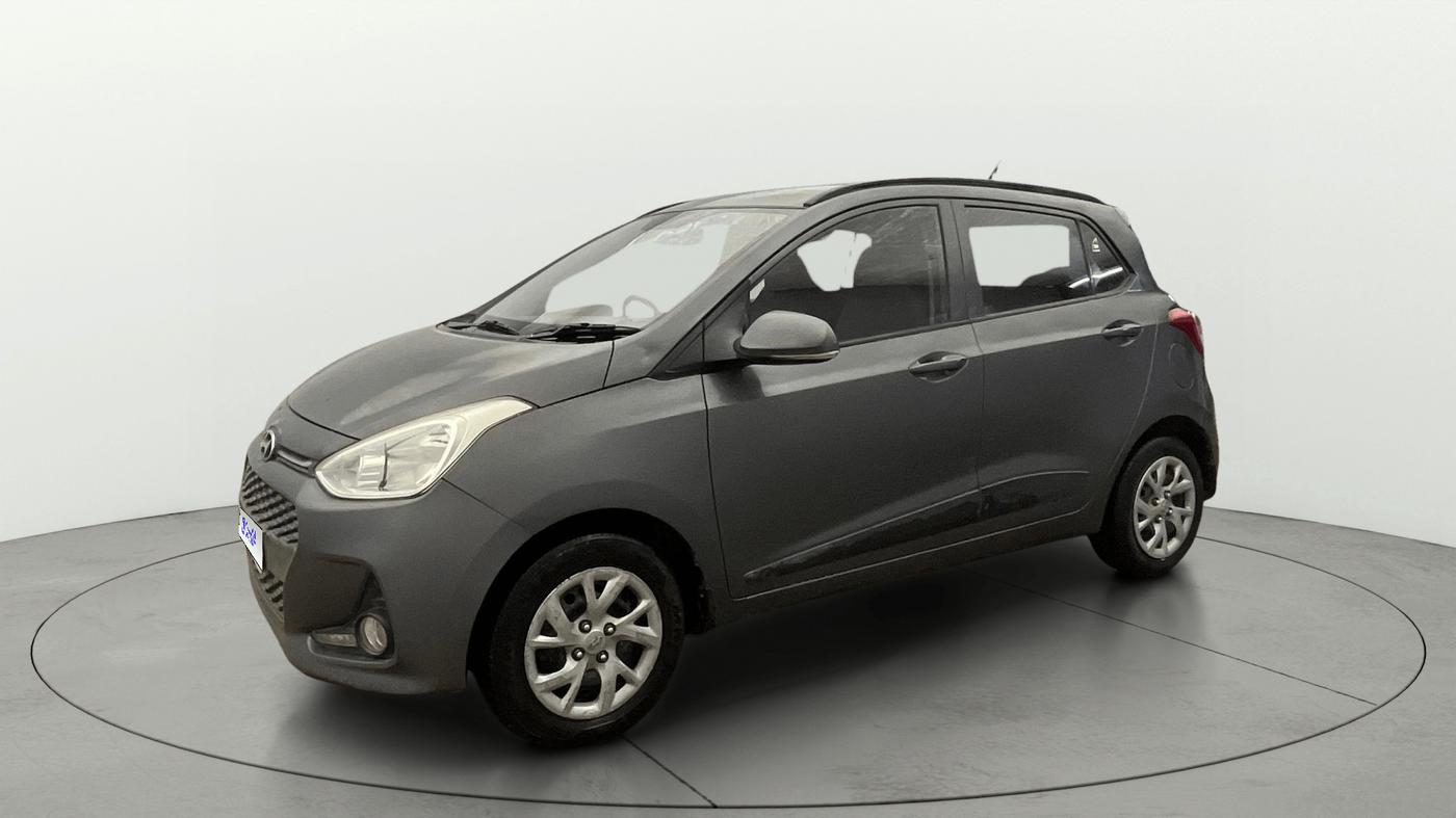 2017 Hyundai Grand i10 SPORTZ (O) 1.2 KAPPA VTVT, Petrol, Manual, 39,123 km, Left Front Diagonal