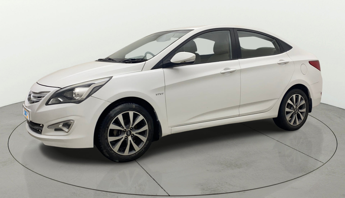 2016 Hyundai Verna FLUIDIC 4S1.6 VTVT SX AT, Petrol, Automatic, 95,846 km, Left Front Diagonal