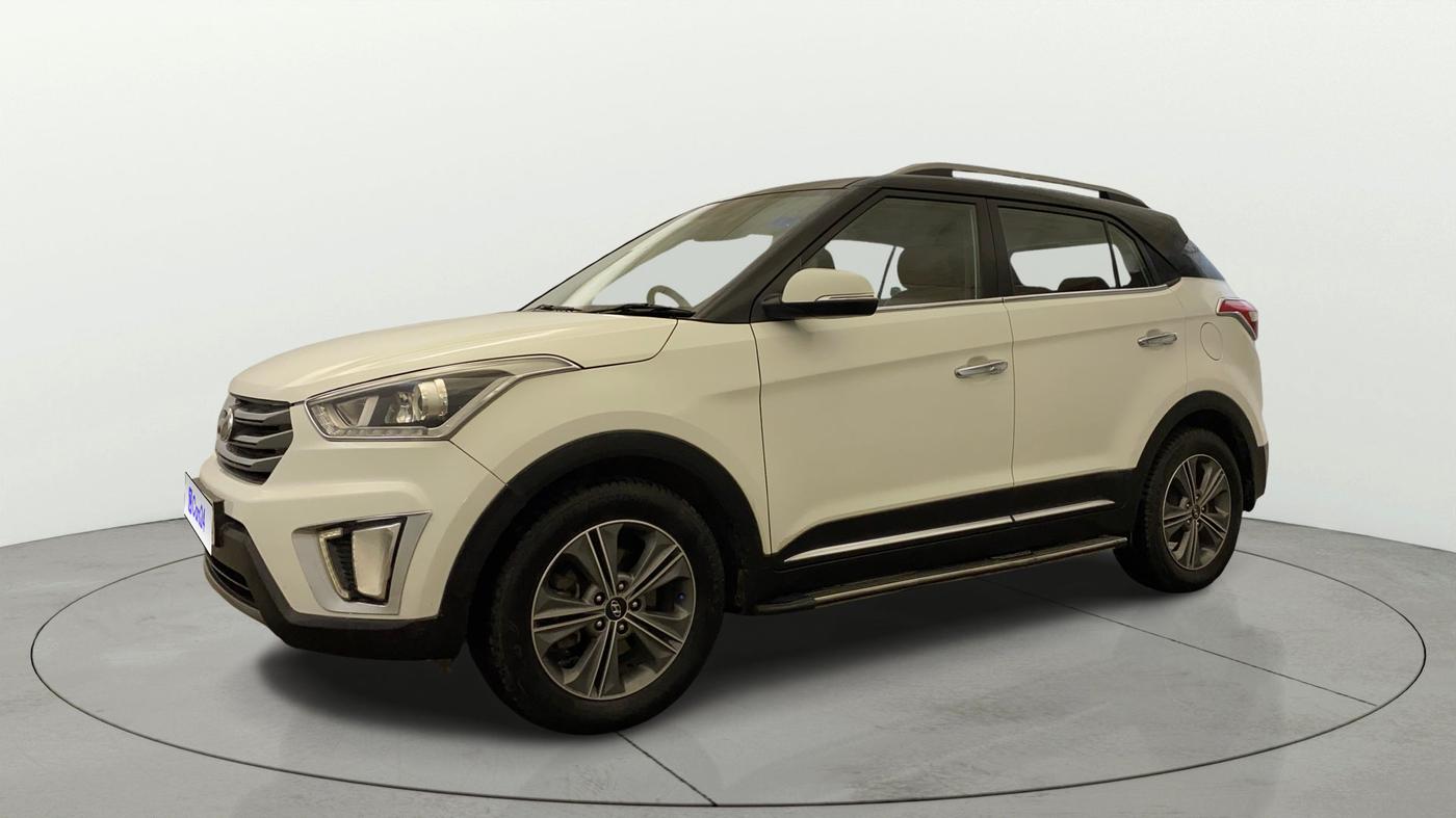 2017 Hyundai Creta SX PLUS 1.6 PETROL SPECIAL EDITION, Petrol, Manual, 1,15,075 km, Left Front Diagonal