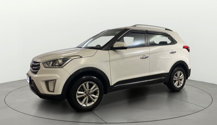 2016 Hyundai Creta SX PLUS 1.6 PETROL, Petrol, Manual, 1,05,447 km, Left Front Diagonal