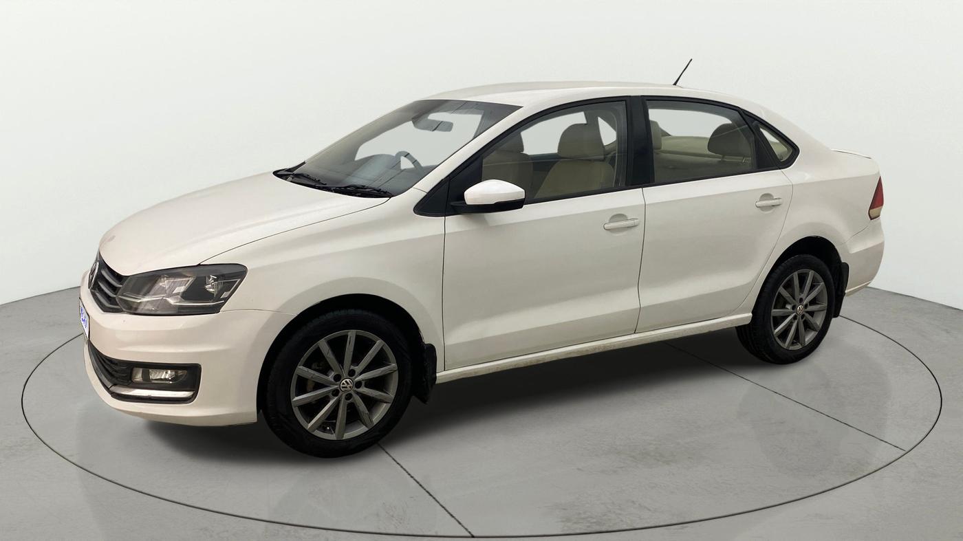 2019 Volkswagen Vento HIGHLINE PLUS 1.2 AT 16 ALLOY, Petrol, Automatic, 89,842 km, Left Front Diagonal