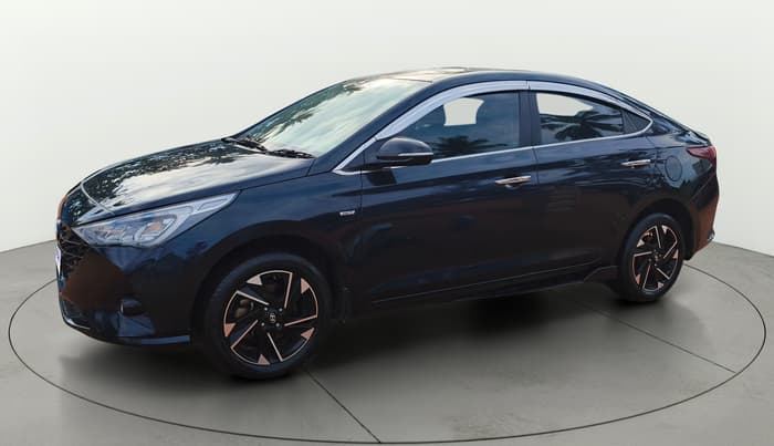 2021 Hyundai Verna SX (O) 1.0 TURBO DCT, Petrol, Automatic, 30,297 km, Left Front Diagonal