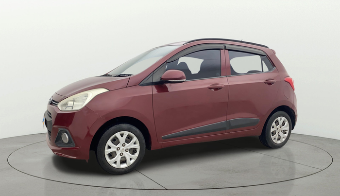 2015 Hyundai Grand i10 SPORTZ 1.2 KAPPA VTVT, Petrol, Manual, 78,560 km, Left Front Diagonal