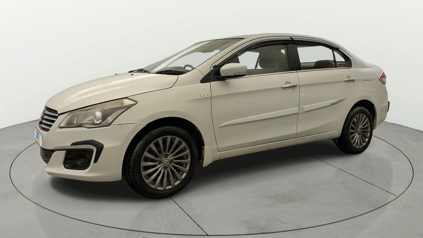 2016 Maruti Ciaz ZXI+ AT, Petrol, Automatic, 80,669 km, Left Front Diagonal
