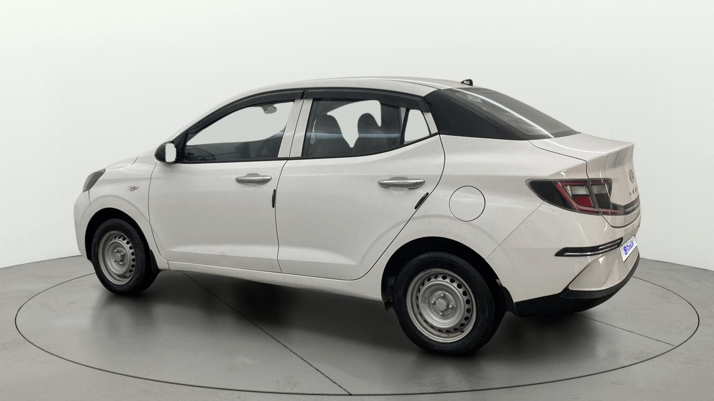 2025 Hyundai AURA E 1.2 CNG, CNG, Manual, 25,289 km, Left Back Diagonal