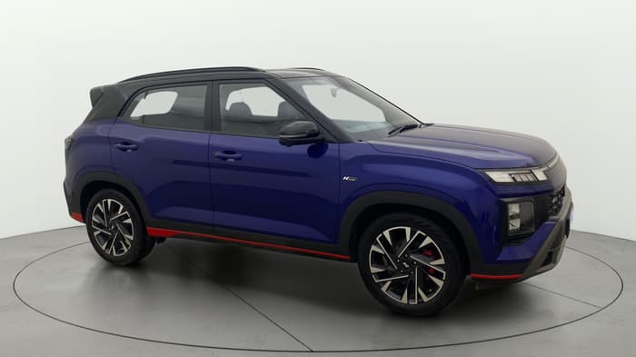 2024 Hyundai Creta N Line N10 1.5 Turbo DCT, Petrol, Automatic, 10,002 km, Right Front Diagonal
