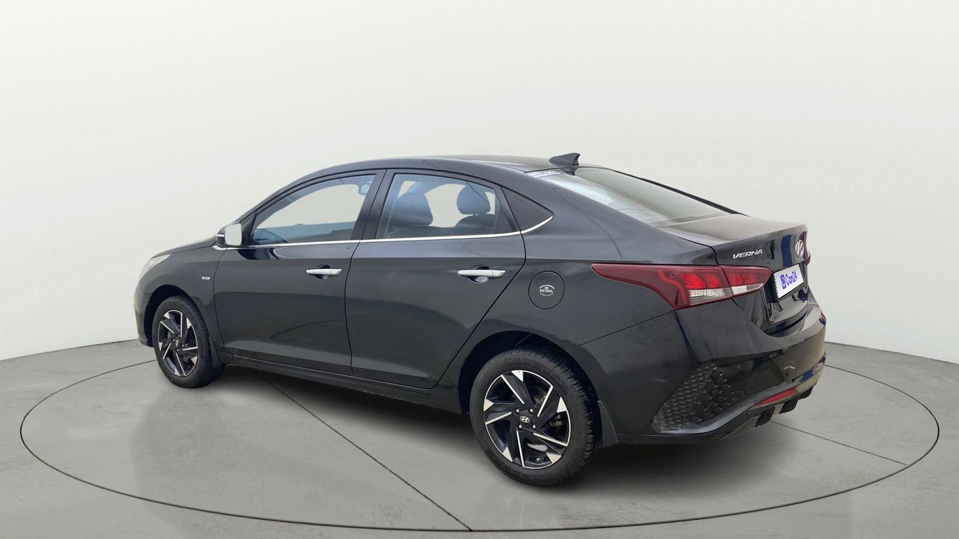 2022 Hyundai Verna SX (O) 1.0 TURBO DCT, Petrol, Automatic, 65,808 km, Left Back Diagonal