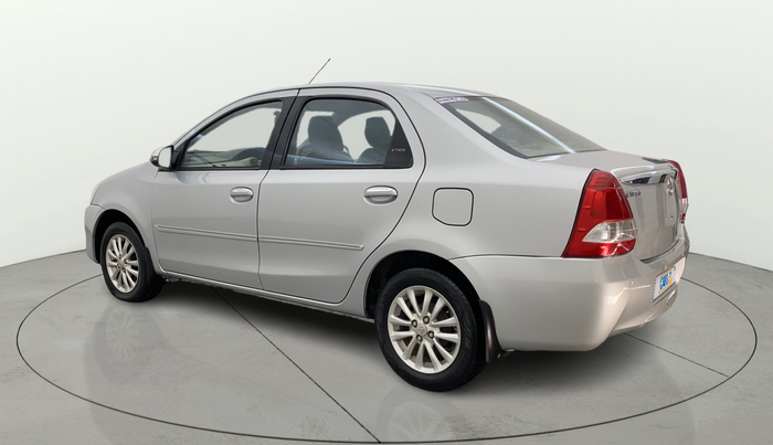 2014 Toyota Etios V, Petrol, Manual, 81,689 km, Left Back Diagonal