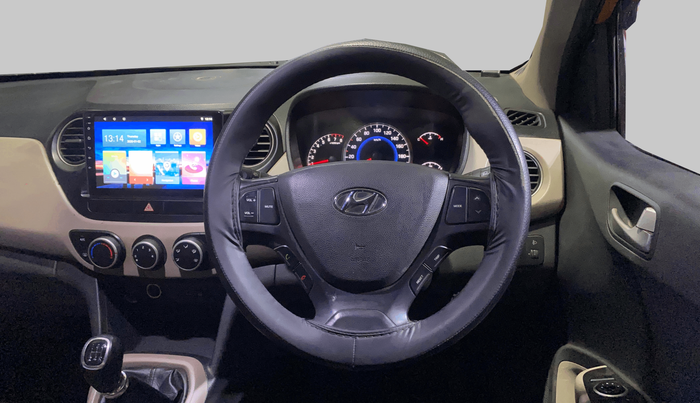 2014 Hyundai Grand i10 ASTA 1.2 KAPPA VTVT, Petrol, Manual, 1,05,349 km, Steering Wheel Close Up